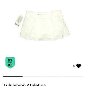 Lululemon Athletica White Skirt